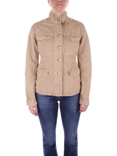 Fay Coats White In Bianco Chiari E Naturali