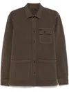 Fay Overshirt Featuring Multiple Pockets In Grey