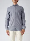 Fay Collo Francese Shirt In Blue