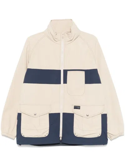 Fay Colour-block Jacket In Neutrals