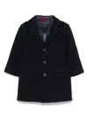 Fay Corduroy Coat In Blue