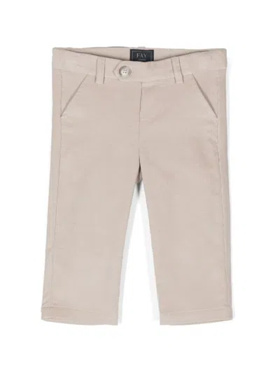 Fay Babies' Corduroy Trousers In Neutrals