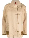 Fay Cotton 4 Hooks Jacket In Neutral