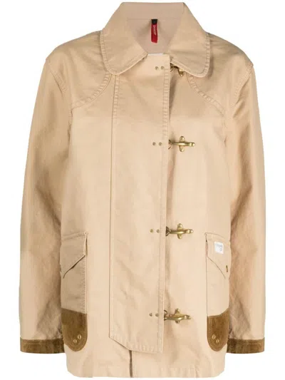 FAY FAY COTTON 4 HOOKS JACKET