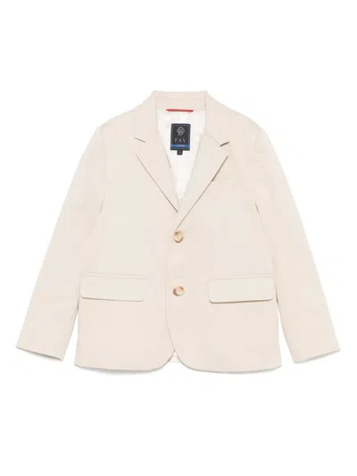 Fay Kids' Cotton Blazer