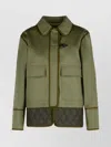 Fay Green Cotton Blend Jacket