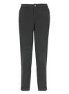 Fay Cotton Blend Pants In Black
