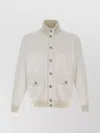 Fay Cotton Bomber Jacket Double Construction