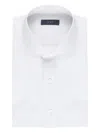 Fay Cotton Button-down Shirt In White