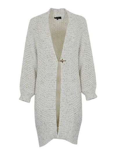 Fay Cotton Cardigan With Sequins