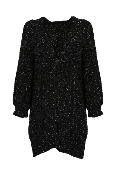 FAY COTTON CARDIGAN WITH SEQUINS