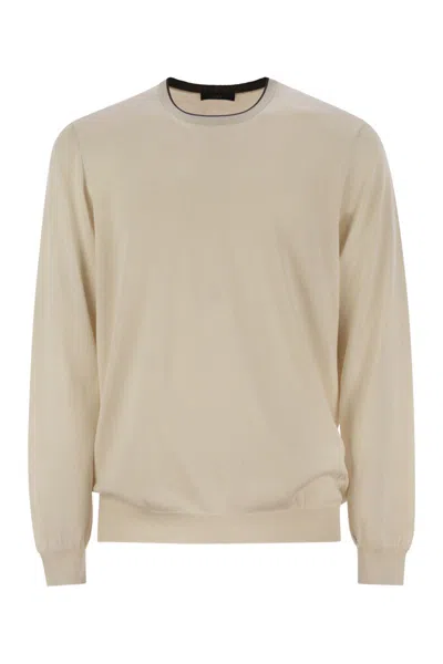 FAY FAY COTTON CREW-NECK JUMPER