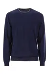 Fay Men Cotton Crew-neck Jumper