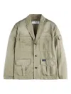 Fay Cotton Jacket In Green