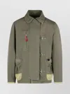 Fay Cotton Jacket Long Sleeves Front Pocket