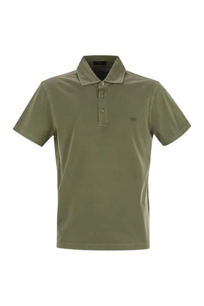 Fay T-shirts And Polos Green In Verde Blu E Verdi