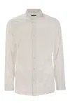 Fay Men Cotton Jersey Shirt In White