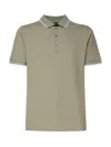 Fay Beige Polo In Sage