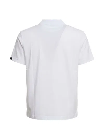 Fay Cotton Polo In White
