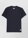 Fay Blue Solid Crew Neck T-shirt In Blue