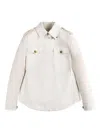 Fay White Collared Jacket In White