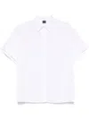 Fay Shirt With Short Raglan Sleeves In White