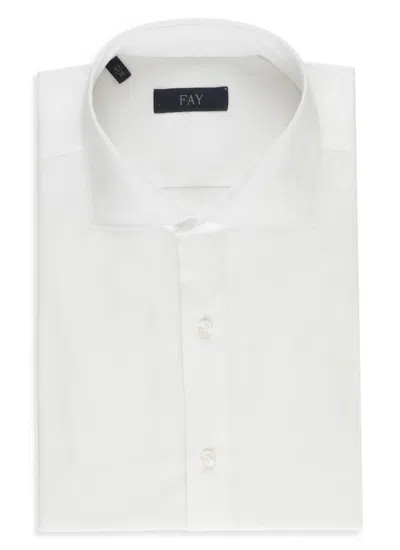 Fay Cotton Shirt In White