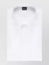 Fay Collared Cotton Shirt With Buttoned Sleeves