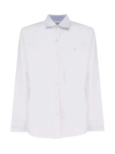 FAY COTTON SHIRT WITH TON SUR TON LOGO