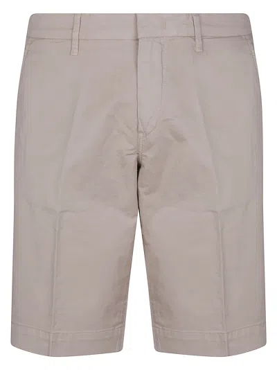 Fay Cotton Slim Fit Chino Shorts In Multi