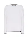 Fay Cotton Sweatshirt In White