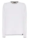 Fay Cotton Sweatshirt In White