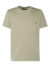 Fay Cotton T-shirt In Green