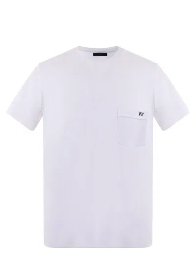 Fay Cotton T-shirt In White