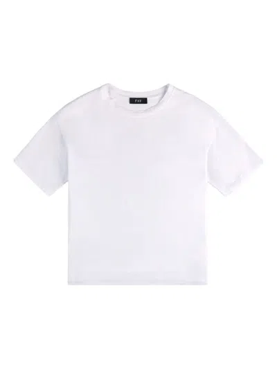 Fay Cotton T-shirt In White