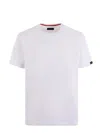 Fay Logo-patch Cotton T-shirt In White