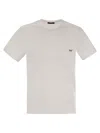Fay Cotton T-shirt With Pocket In White