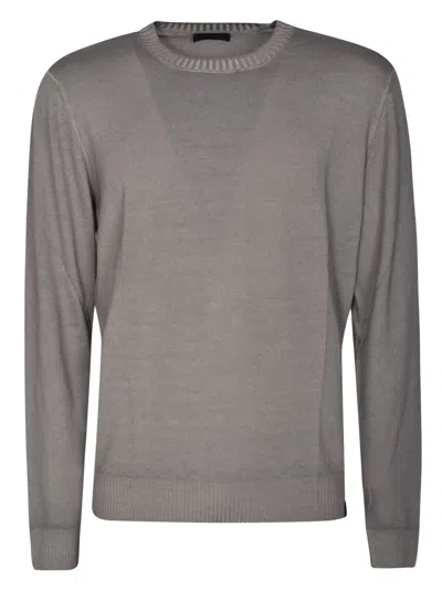 Fay Cozy 100% Wool Sweater In Gray