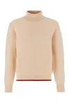 Fay Cream Wool Sweater In Ribes