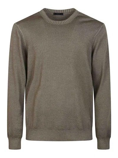 Fay Crew Neck In Green