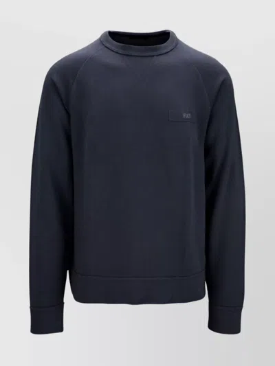 FAY CREW NECK RAGLAN SLEEVES RIBBED CUFFS SWEATERS