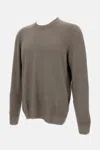 Fay Crew Neck Sweater In Green