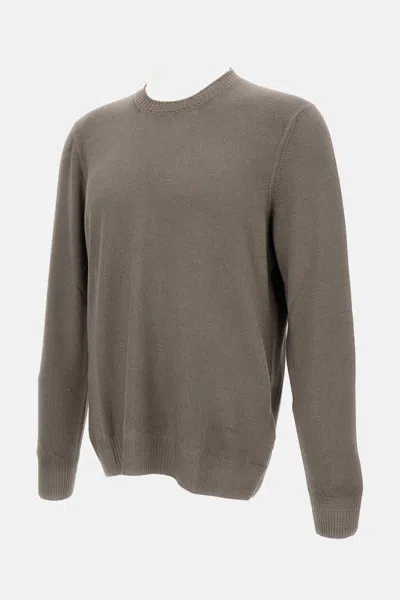 Fay Crew Neck Sweater In Green