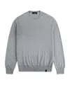 Fay Crew-neck Sweater In Gray