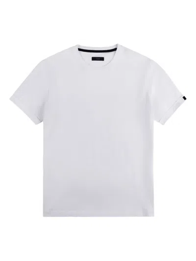 Fay Crew-neck T-shirt In White