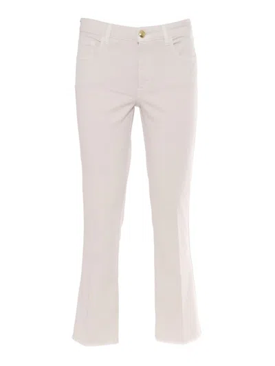 Fay Cropped Flared Hem Pants