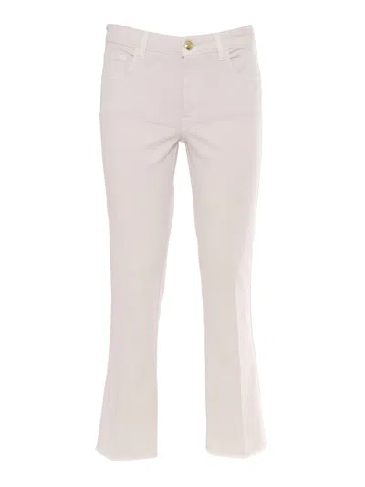 FAY CROPPED FRINGED PANTS
