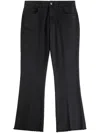 Fay Klassische Cropped-jeans In Schwarz