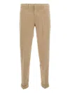 Fay Cuffed Trousers In Neutral
