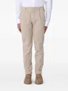 Fay Cuffed Trousers In Neutral